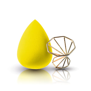 Ultra Flawless Makeup Sponge & Holder - Yellow
