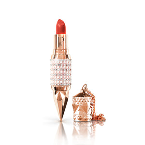 Enchanted Prestige Diamond Dark Rose Shiny Lipstick